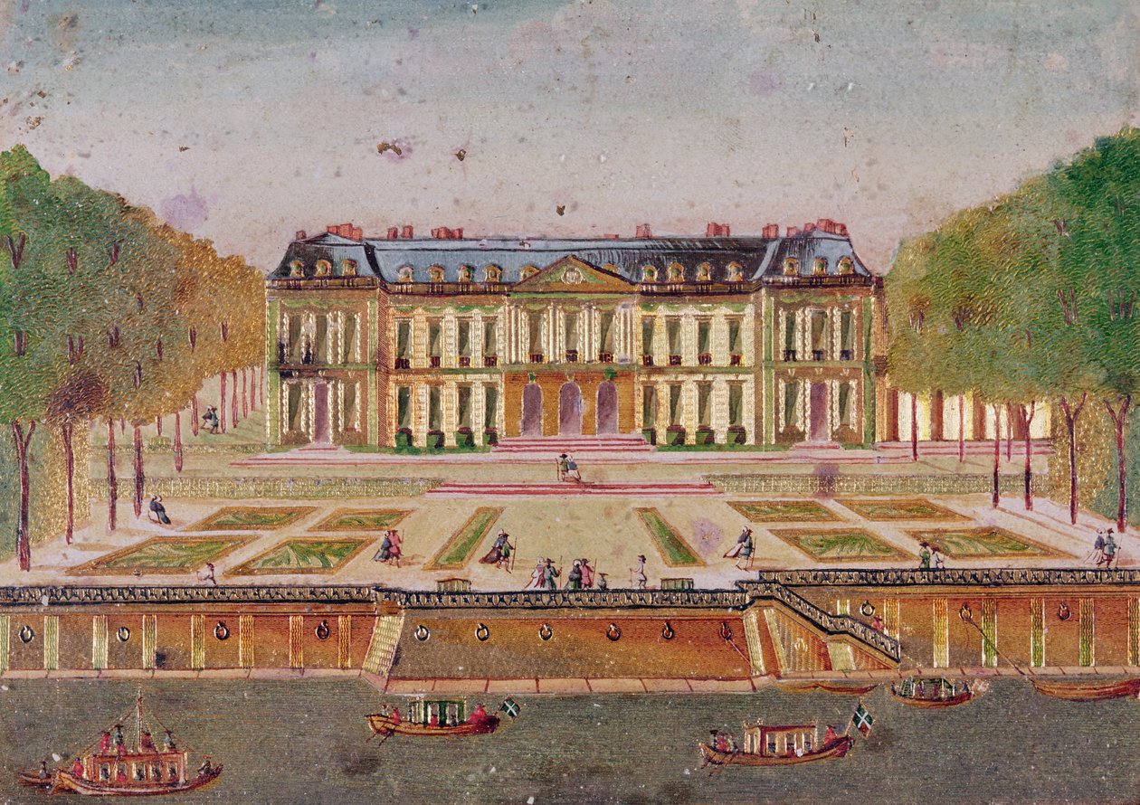 Chateau de Choisy, पार्क की ओर द्वारा राजपूत