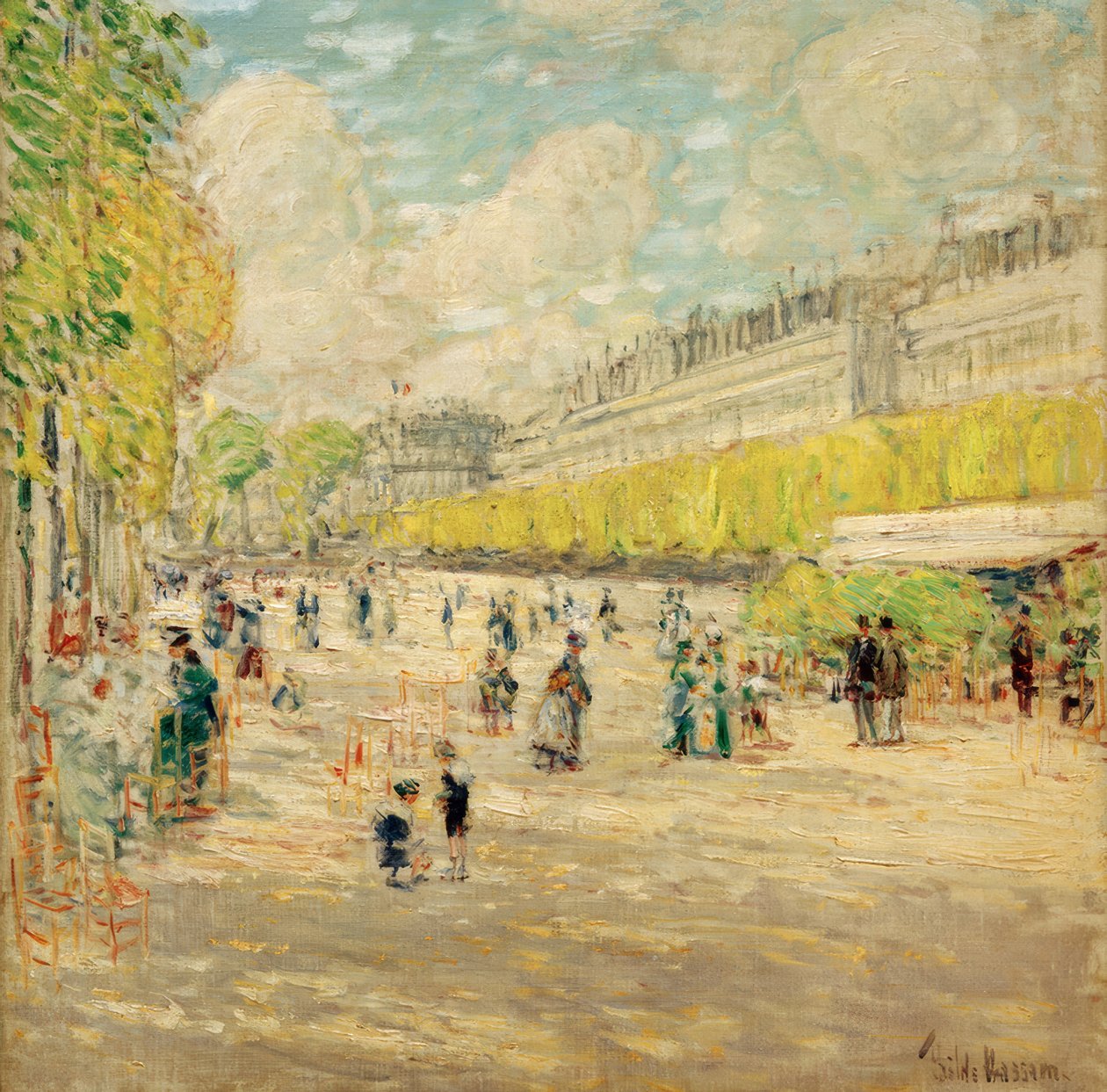 Tuileries गार्डन द्वारा बालक हसाम