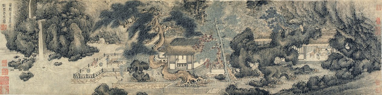 माता-पिता की आसानी, मिंग या किंग राजवंश, संभवतः 17 वीं शताब्दी (कागज पर स्याही और रंग) द्वारा चीनी स्कूल