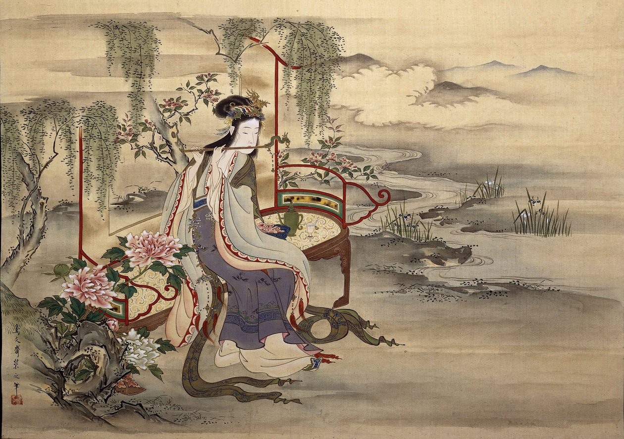 चीनी सुंदरी यांग गुइफेई, सीए 1810-1815। द्वारा चौबुनसाई ईसीआई