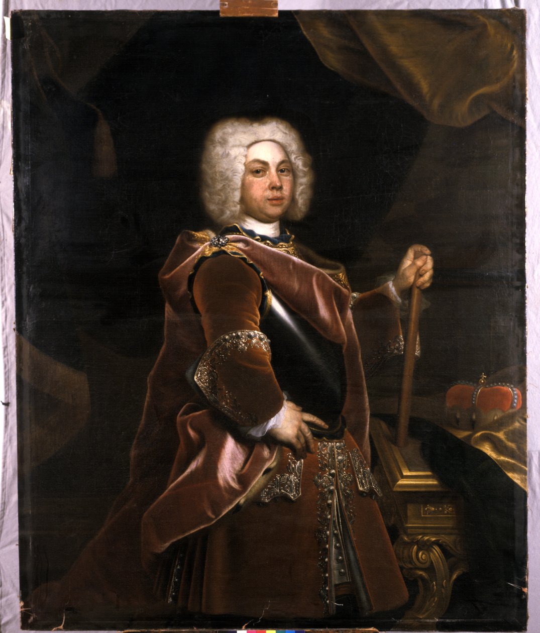 फ्रेडरिक III, ड्यूक ऑफ सक्से-गोथा-एलेनबर्ग, 1720 द्वारा क्रिश्चियन शिलबैक