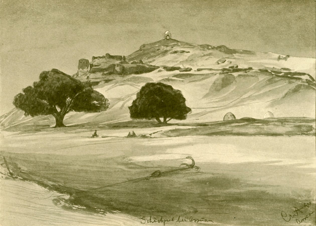 असवान, मिस्र, 1898। द्वारा क्रिश्चियन विल्हेम एलर्स