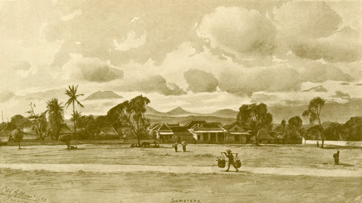 सेमारंग, जावा, 1898। द्वारा क्रिश्चियन विल्हेम एलर्स