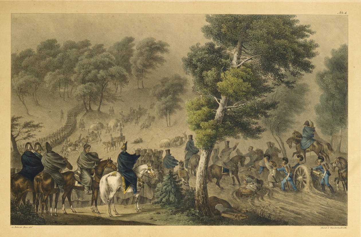 किर्लीज़स्की और सुदर्वा के बीच, 30 जून 1812, 1820 को द्वारा क्रिश्चियन विल्हेम वॉन फैबर डू फौर