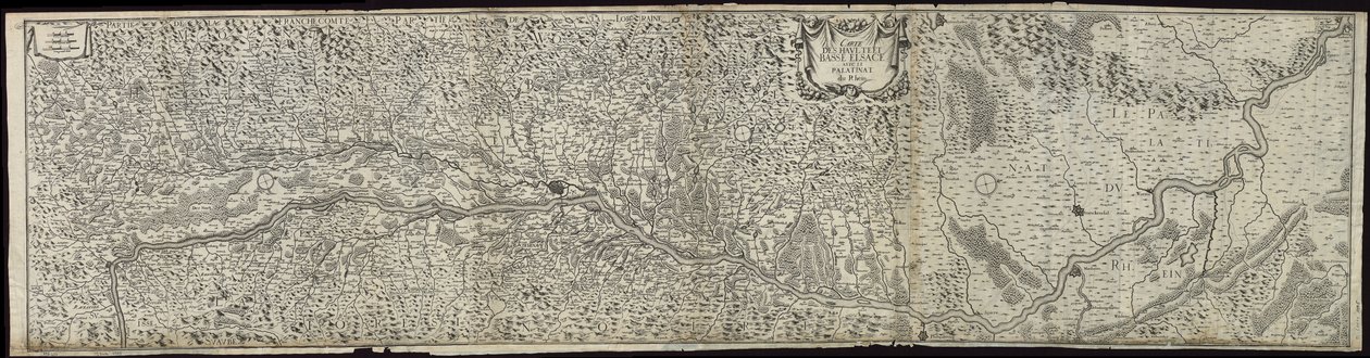 ऊपरी राइन, लोअर राइन और Pfaltz am Rhein नक्शा द्वारा क्रिस्टोफ़ टेंस