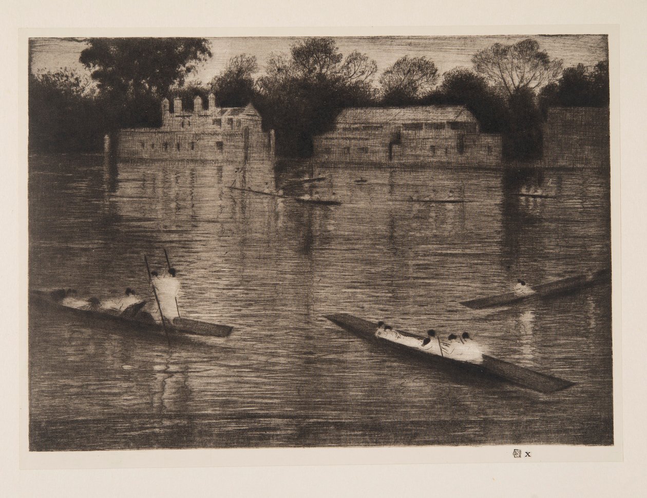 रविवार की शाम, पब। 1926. द्वारा क्रिस्टोफर रिचर्ड विने नेविन्सन