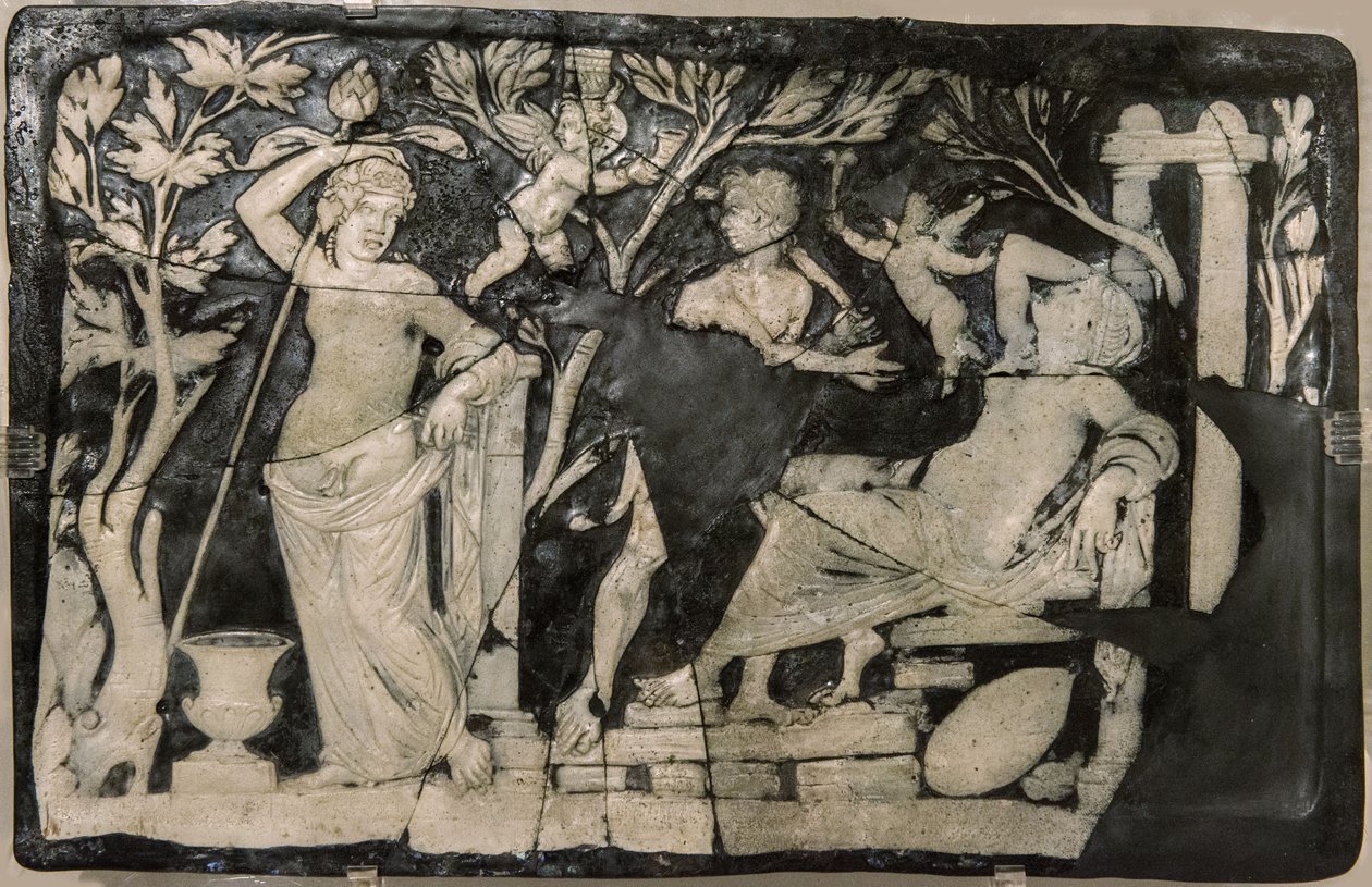 Bacchus और Ariadne Cameo, 1st H. 1st cen। विज्ञापन। द्वारा शास्त्रीय पुरावशेष।