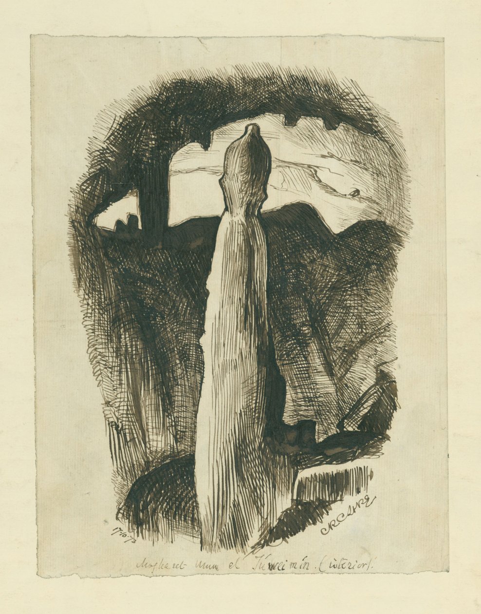 मोघ्रेट उम्म एल जुवेमिन, 1873 द्वारा क्लाउड कॉनडर