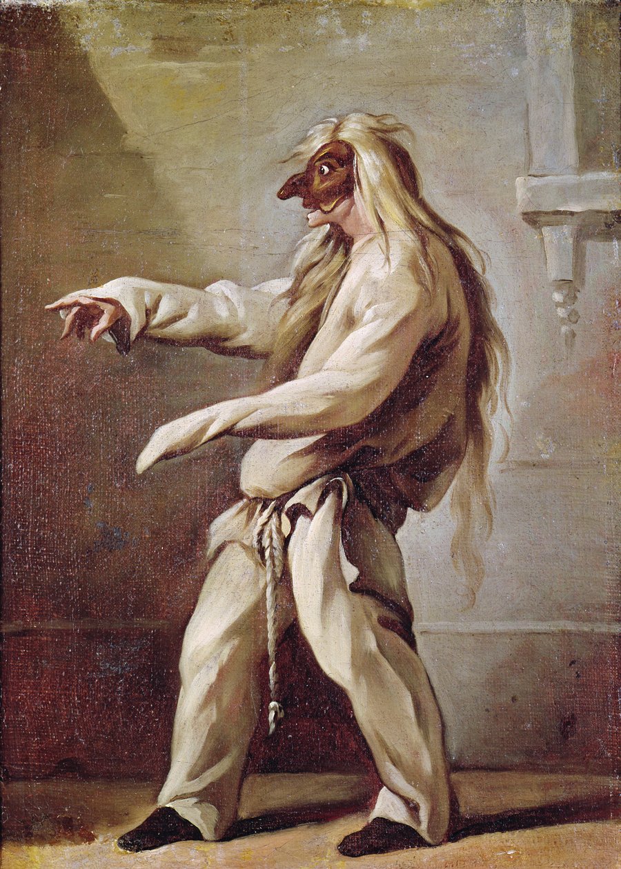 Commedia dell&39;Arte से चरित्र द्वारा क्लाउड गिलोट