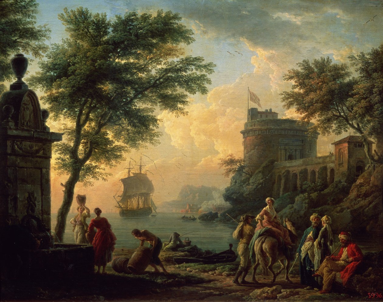 बंदरगाह, 1763 द्वारा क्लाउड जोसेफ वर्नेट