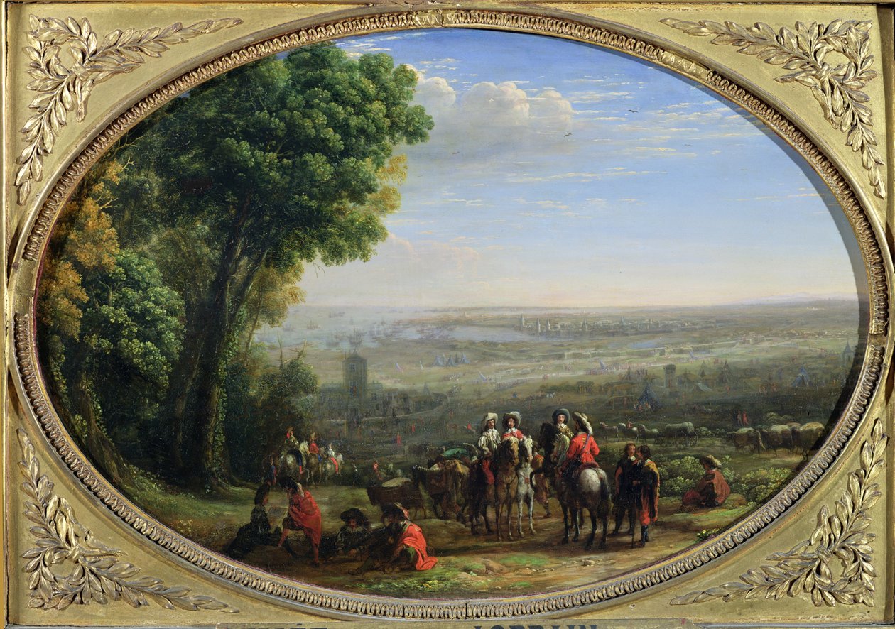 लुई रोशेल (1601-43) द्वारा अक्टूबर 1628, सी .1631 की घेराबंदी द्वारा क्लाउड लोरेन