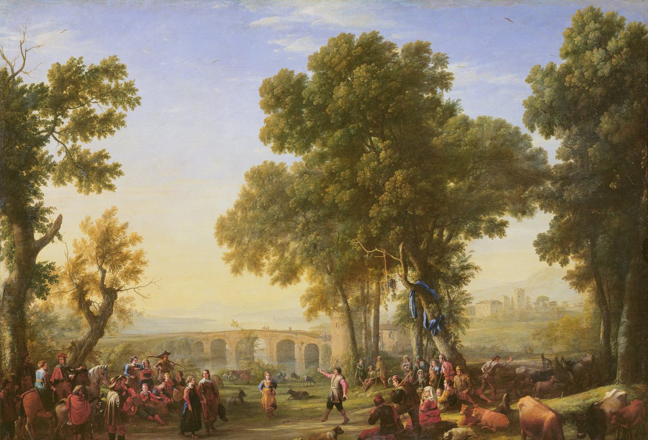 द विलेज फेस्टिवल, 1639 (विस्तार) द्वारा क्लाउड लोरेन