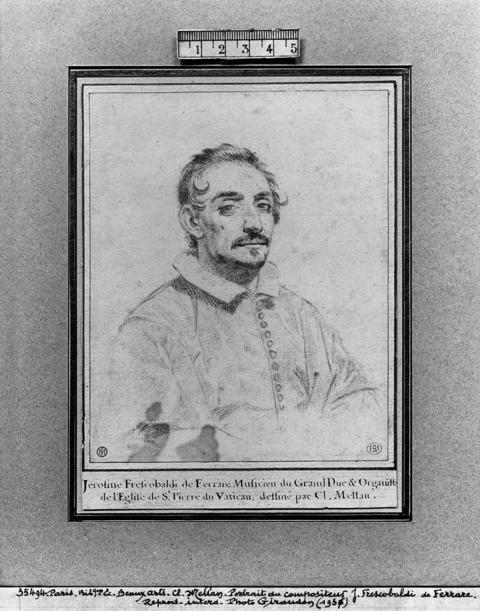 गिरोलामो फ्रेशोबाल्दी (कागज पर पियरे नायर) द्वारा क्लॉड मेलन