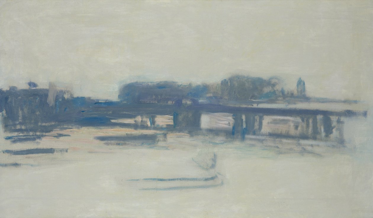 चेरिंग क्रॉस ब्रिज के लिए अध्ययन, 1899-1901 द्वारा क्लाउड मोनेट
