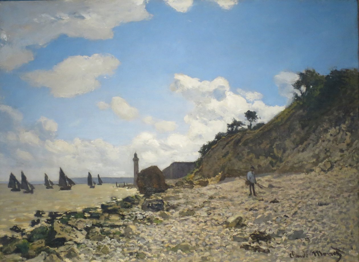 Honfleur में समुद्र तट द्वारा क्लाउड मोनेट