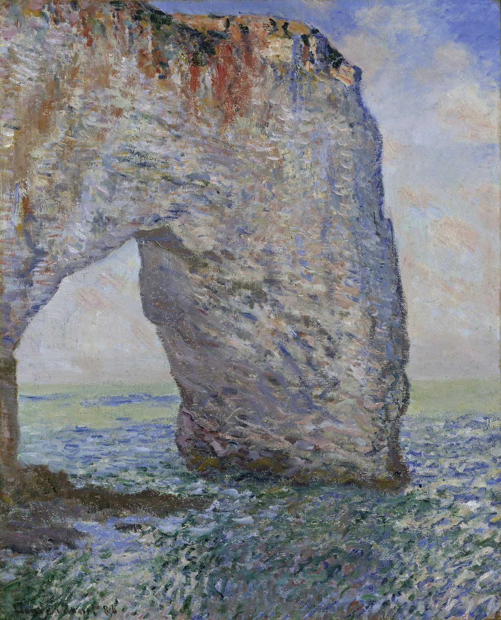 Attretat के पास Manneporte द्वारा क्लाउड मोनेट