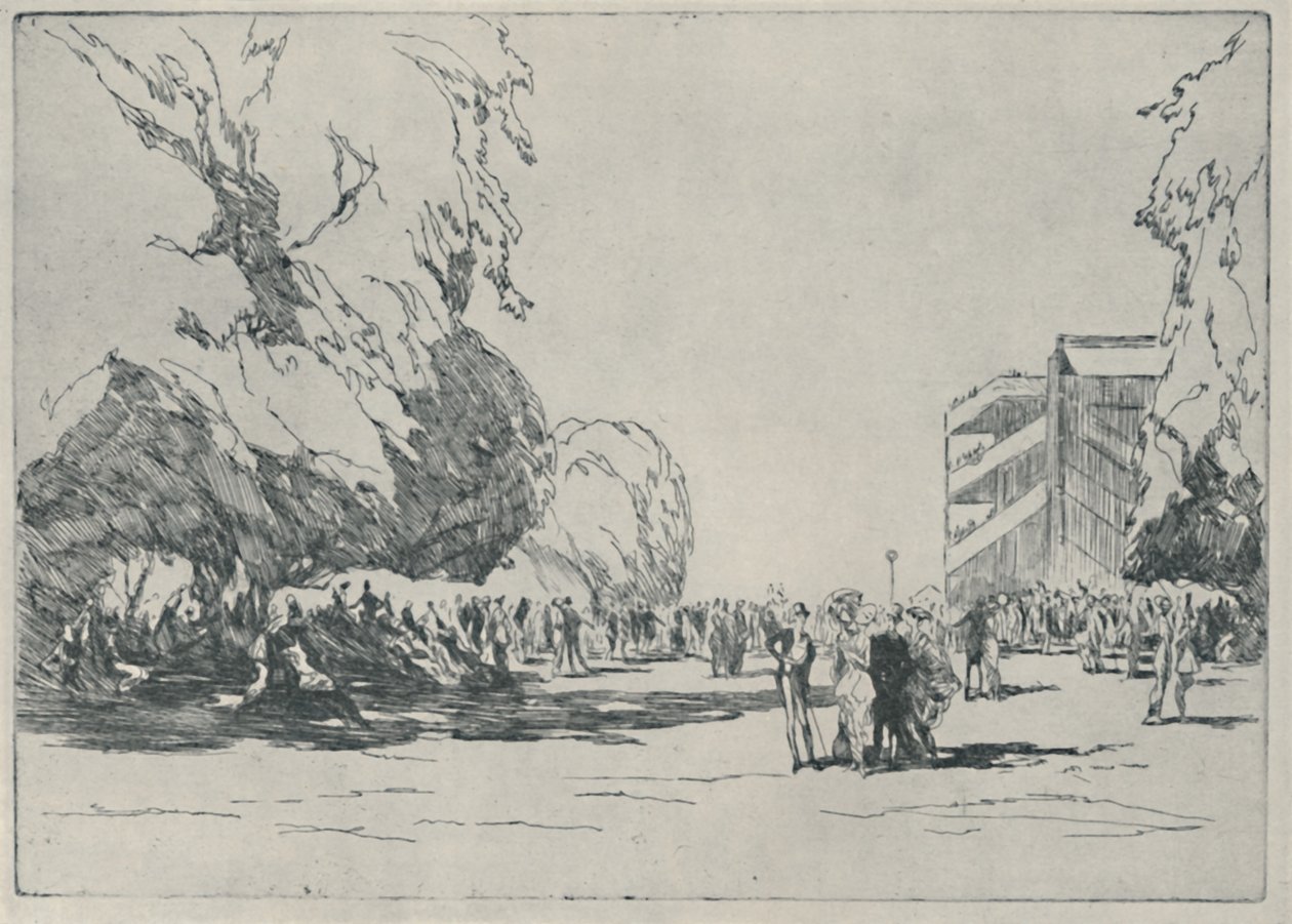 एस्कॉट - द पैडॉक, 1914, 1920 द्वारा क्लाउड एलन शेपर्सन
