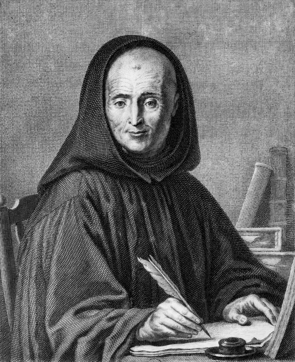 एलेक्स मैबीलॉन का पोर्ट्रेट (1632-1707) एलेक्सिस लोइर (1640-1713) द्वारा उकेरा गया द्वारा क्लाउड गाय हाले