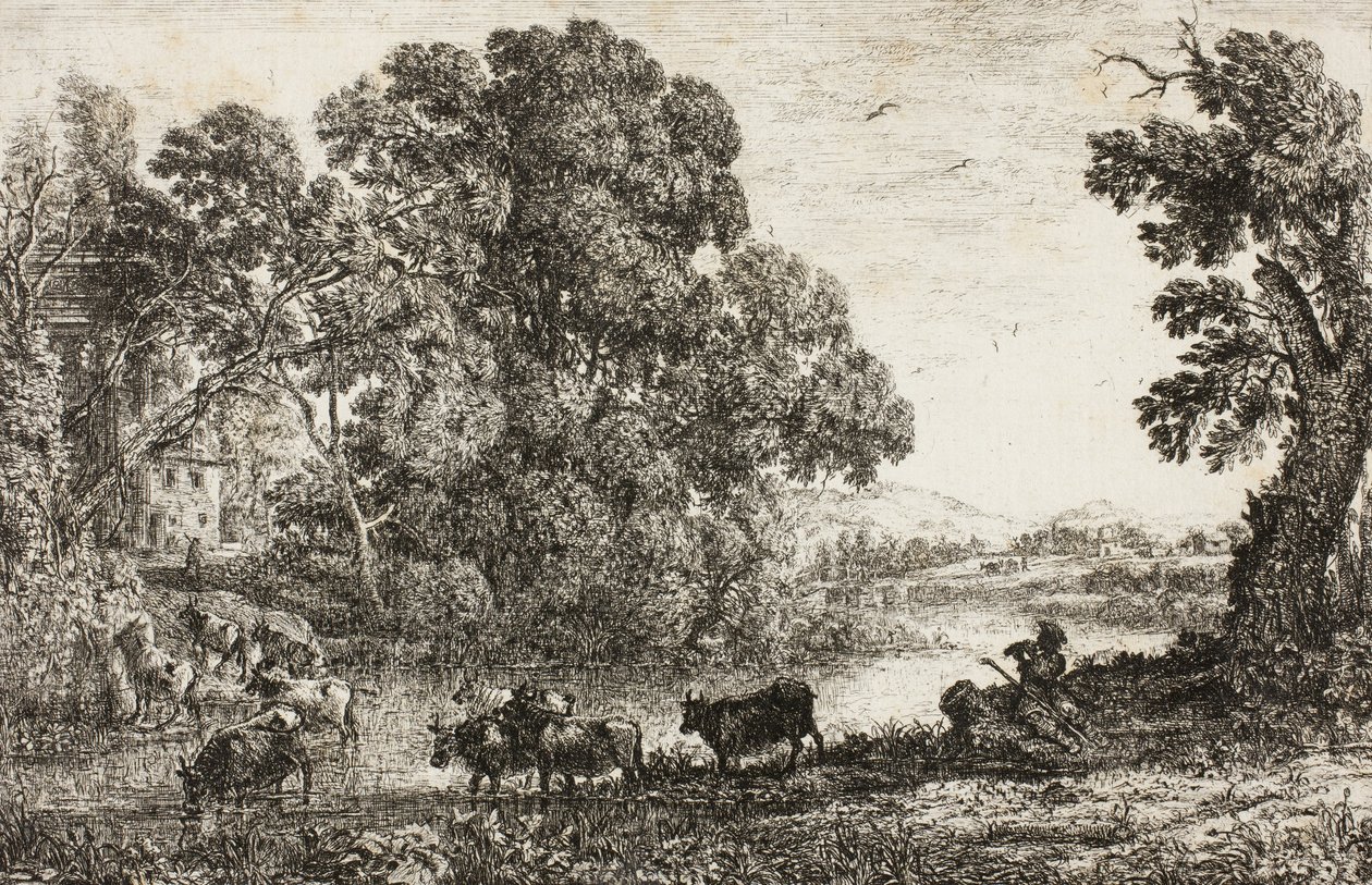 द काउहर्ड, 1636 द्वारा क्लाउड लोरेन