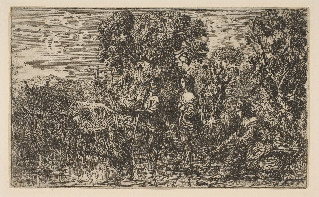 फोर्ड, 1634। द्वारा क्लाउड लोरेन