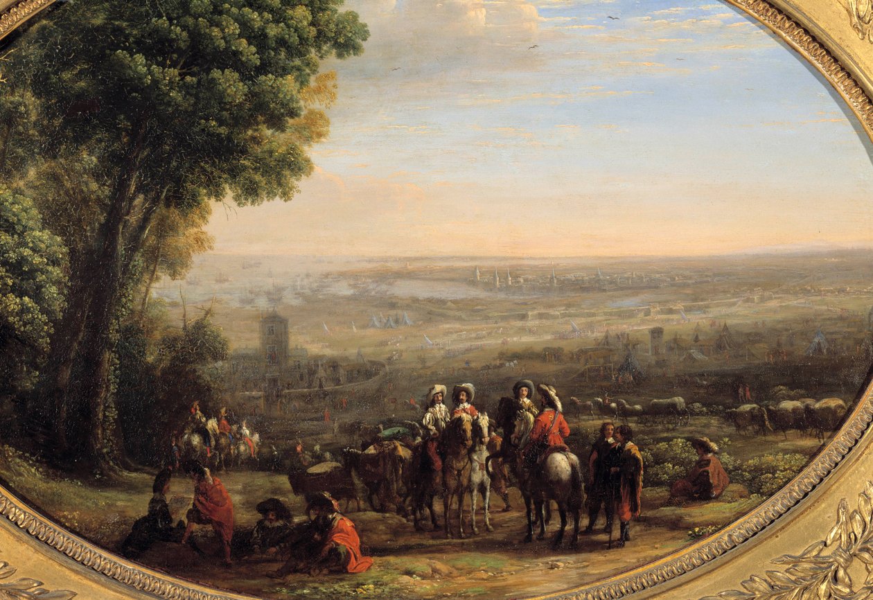 रोशेल की सीट लुई XIII (1601-1643) द्वारा 8 अक्टूबर द्वारा क्लाउड लोरेन