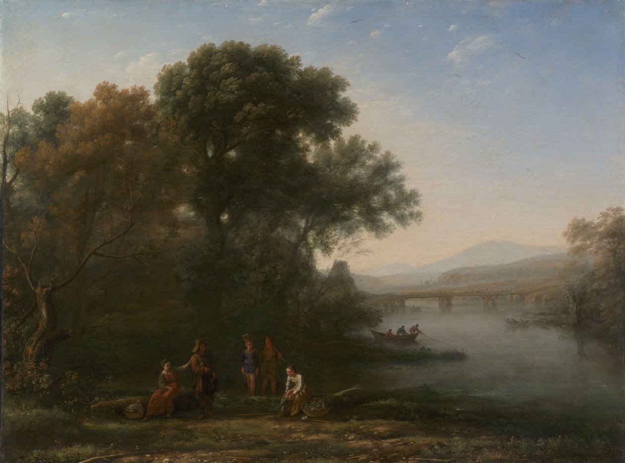 द फोर्ड, c.1636 द्वारा क्लाउड लोरेन