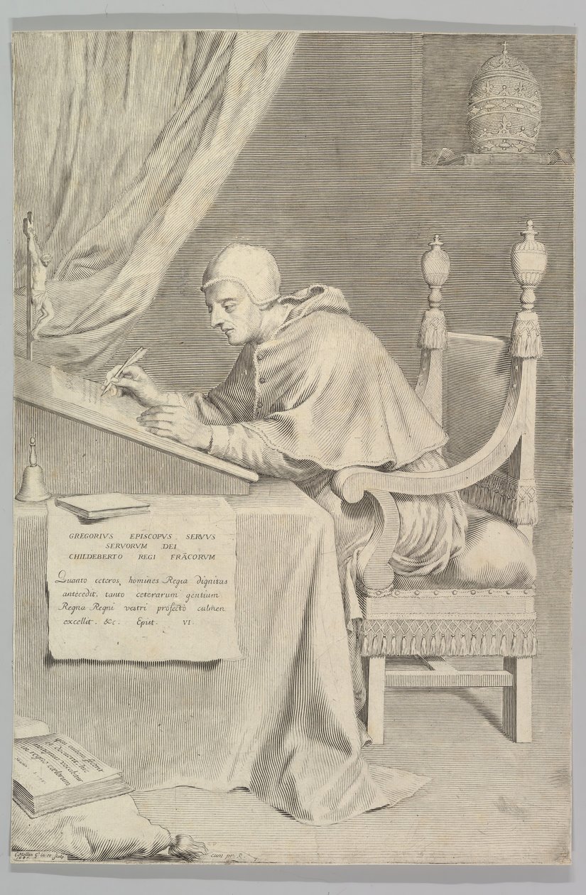 सेंट ग्रेगरी, 1681। द्वारा क्लॉड मेलन
