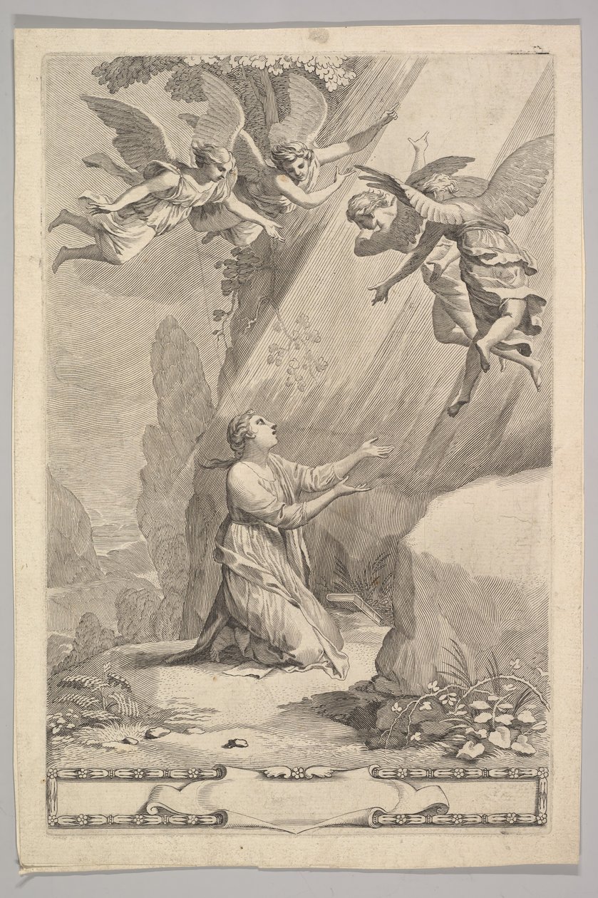 फ्रांकोइस डे सेल्स के लिए शीर्षक पृष्ठ, भक्ति जीवन का परिचय, 1641। द्वारा क्लॉड मेलन