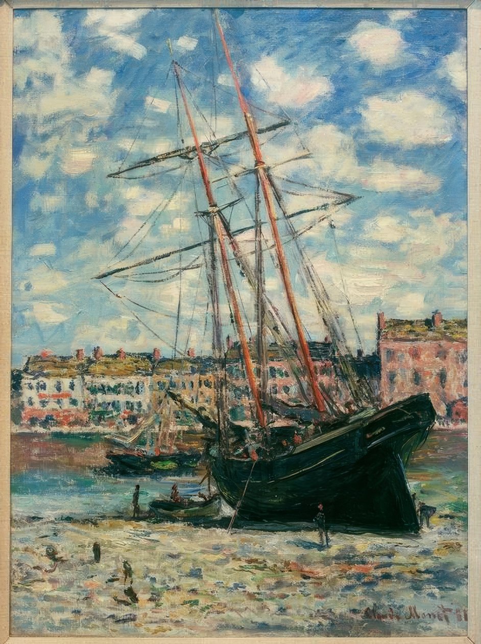 Fecamp नाव में विफल (Fecamp में Auf Kiel gelegtes Schiff) द्वारा क्लाउड मोनेट
