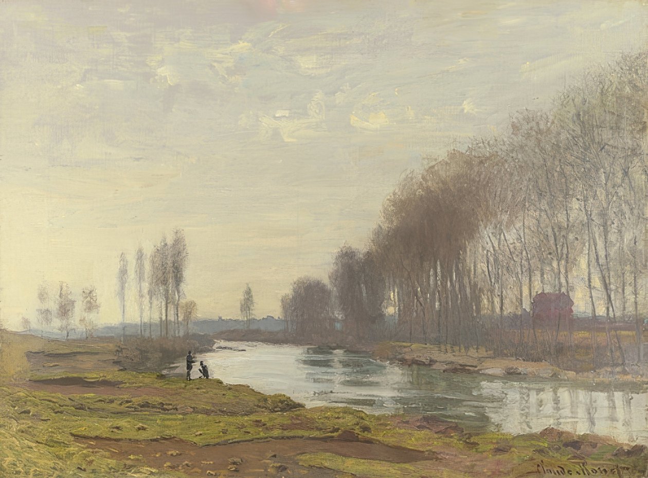 अर्जेण्टीउल में नदी सीन (Petit Bras de la Seine, Argenteuil)। 1872 द्वारा क्लाउड मोनेट