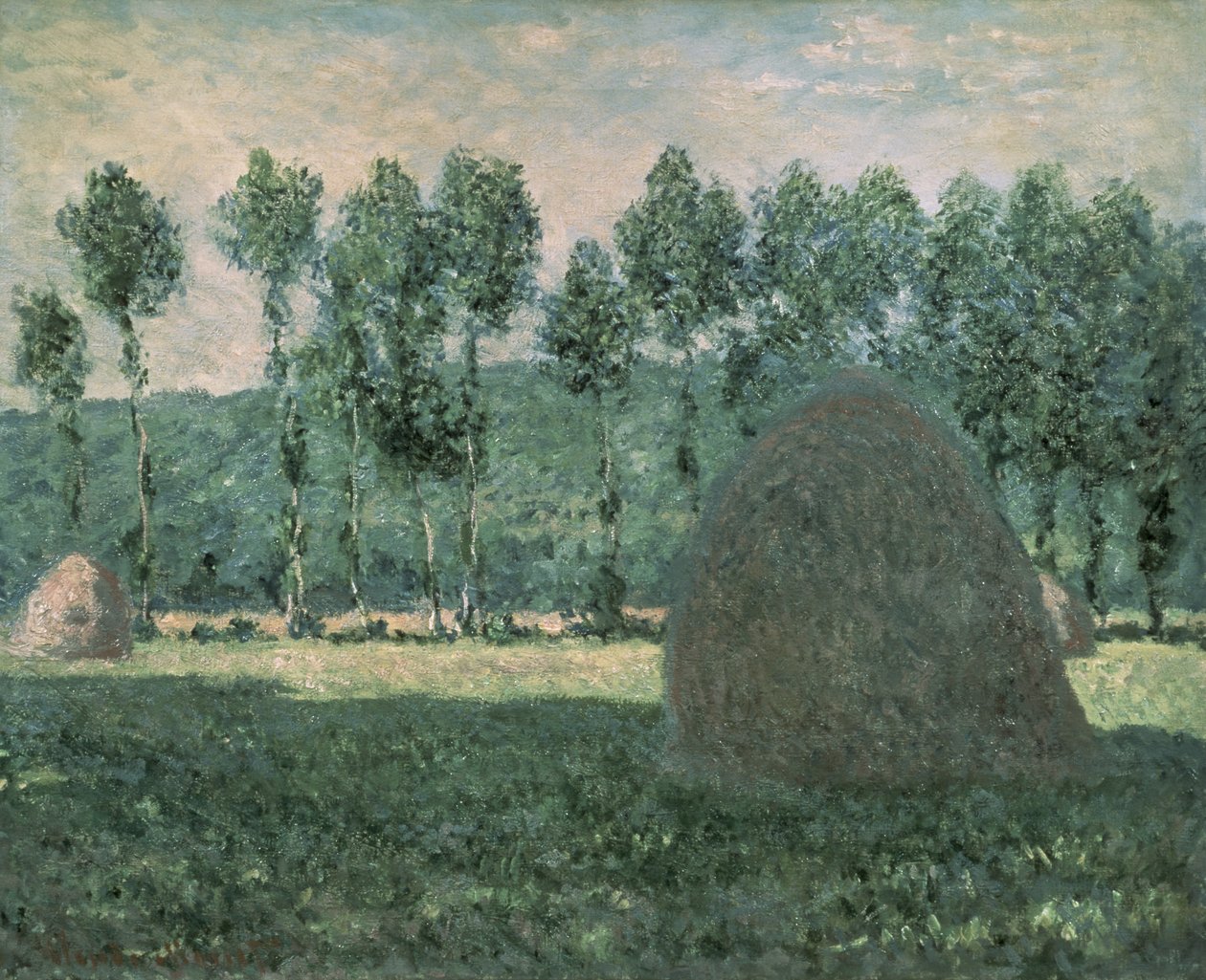 गिवरनी के पास घास के मैदान, c.1884-89 द्वारा क्लाउड मोनेट