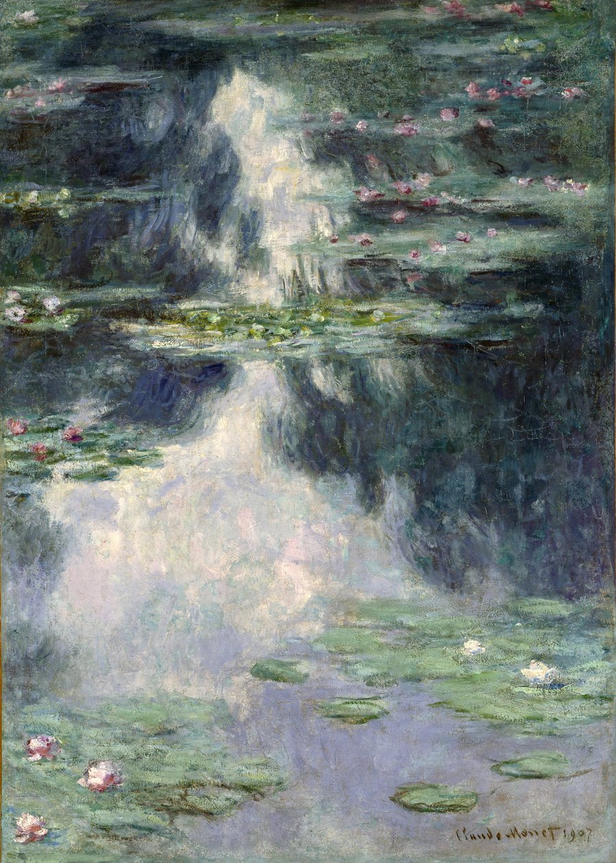 तालाब विथ वाटर लिली, 1907 द्वारा क्लाउड मोनेट