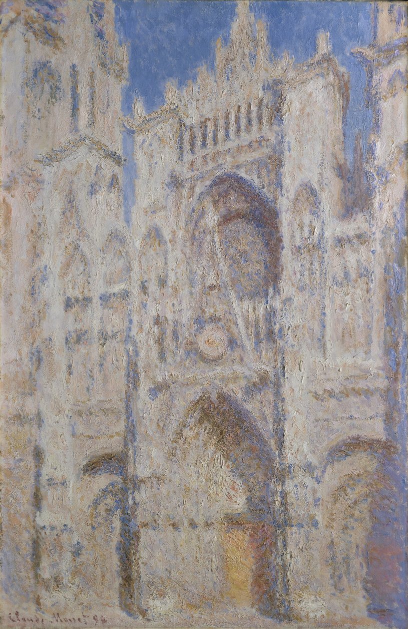 रूवेन कैथेड्रल: द पोर्टल (सनलाइट), 1894 द्वारा क्लाउड मोनेट