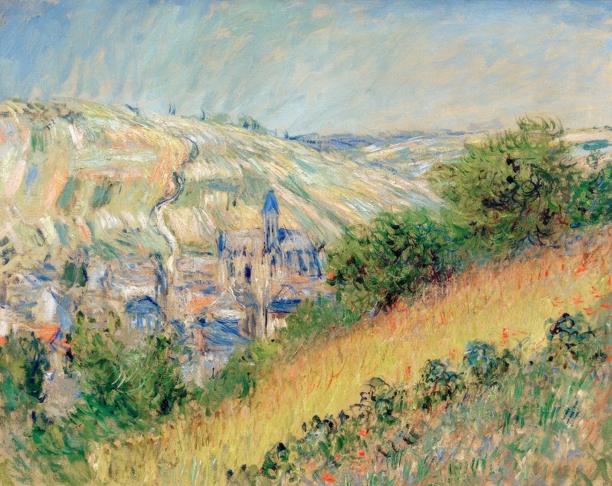 Vue de Vetheuil (Vetheuil sur Seine से देखें) द्वारा क्लाउड मोनेट