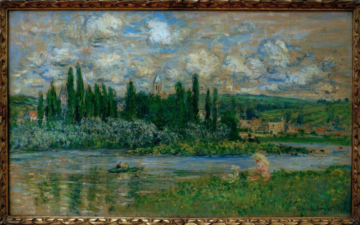Vue de Vetheuil (Vetheuil sur Seine से देखें) द्वारा क्लाउड मोनेट