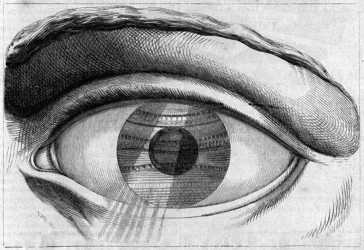 क्लाउड निकोलस लेडौक्स (1736-1806) द्वारा बेसनकॉन के रंगमंच पर एक नज़र। द्वारा क्लाउड निकोलस लेडौक्स