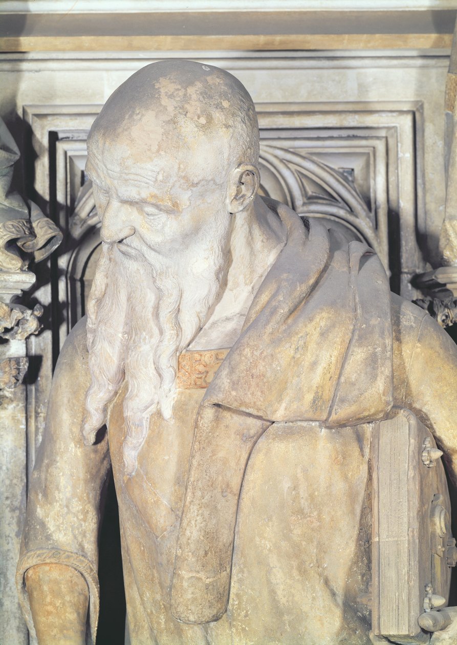 मूसा का कुआं, हेक्सागोनल कुरसी से यशायाह का विस्तार, 1395-1404 पत्थर द्वारा क्लॉस और मलौले, जीन स्लटर