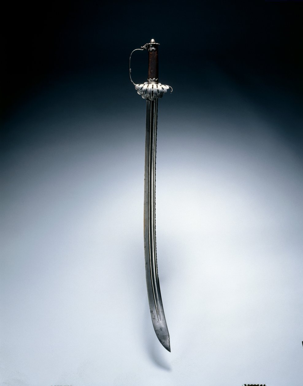 शिकार की तलवार, c.1630 (स्टील और लकड़ी) द्वारा क्लेमेंस विलेम