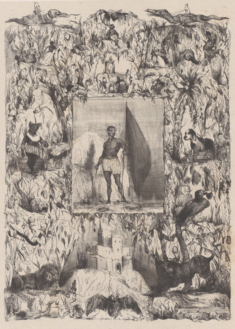 Bug-Jargal, ca. 1832.  द्वारा सेलेस्टिन नानतेयुइल