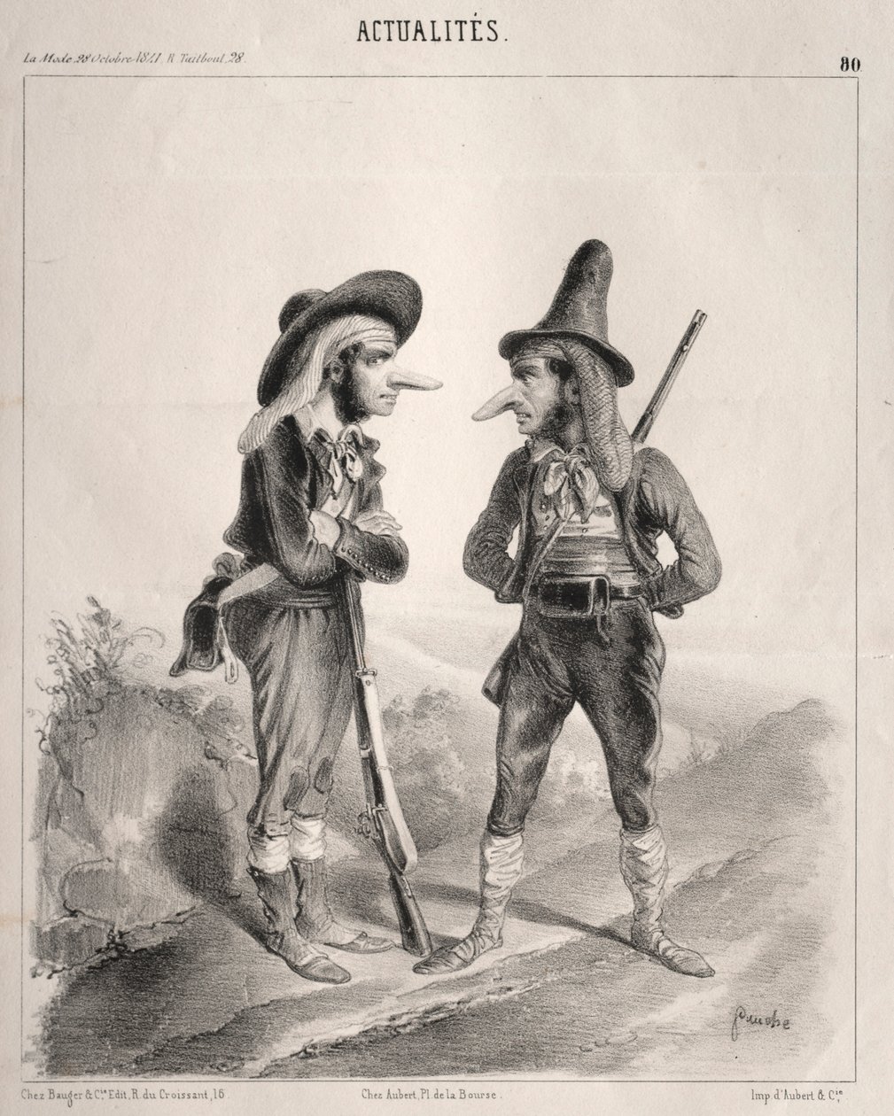 समाचार: तो विद्रोही! ... कुछ नहीं! यह अच्छा हो जाएगा! ..., 1841। द्वारा क्लेमेंटे प्रीचे