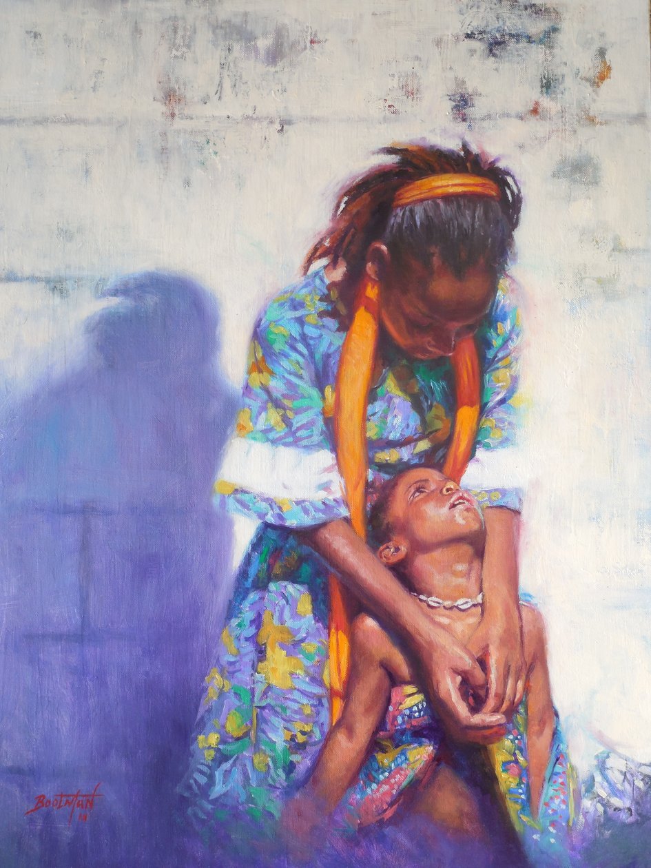 मुक्ति, 2014, (लिनन पर तेल) द्वारा कॉलिन बूटमैन