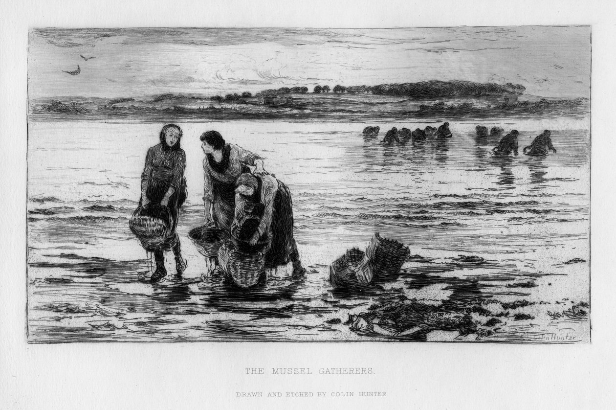 द मुसेल गेदर्स, c1890 द्वारा कॉलिन हंटर