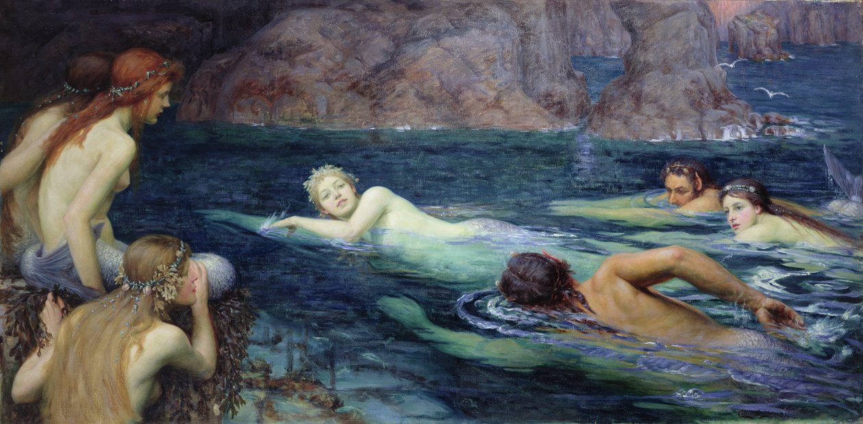 1895 में Mermaids और Tritons के साथ एक रेस द्वारा हार ट्वेंटीमैन स्मिथर्स