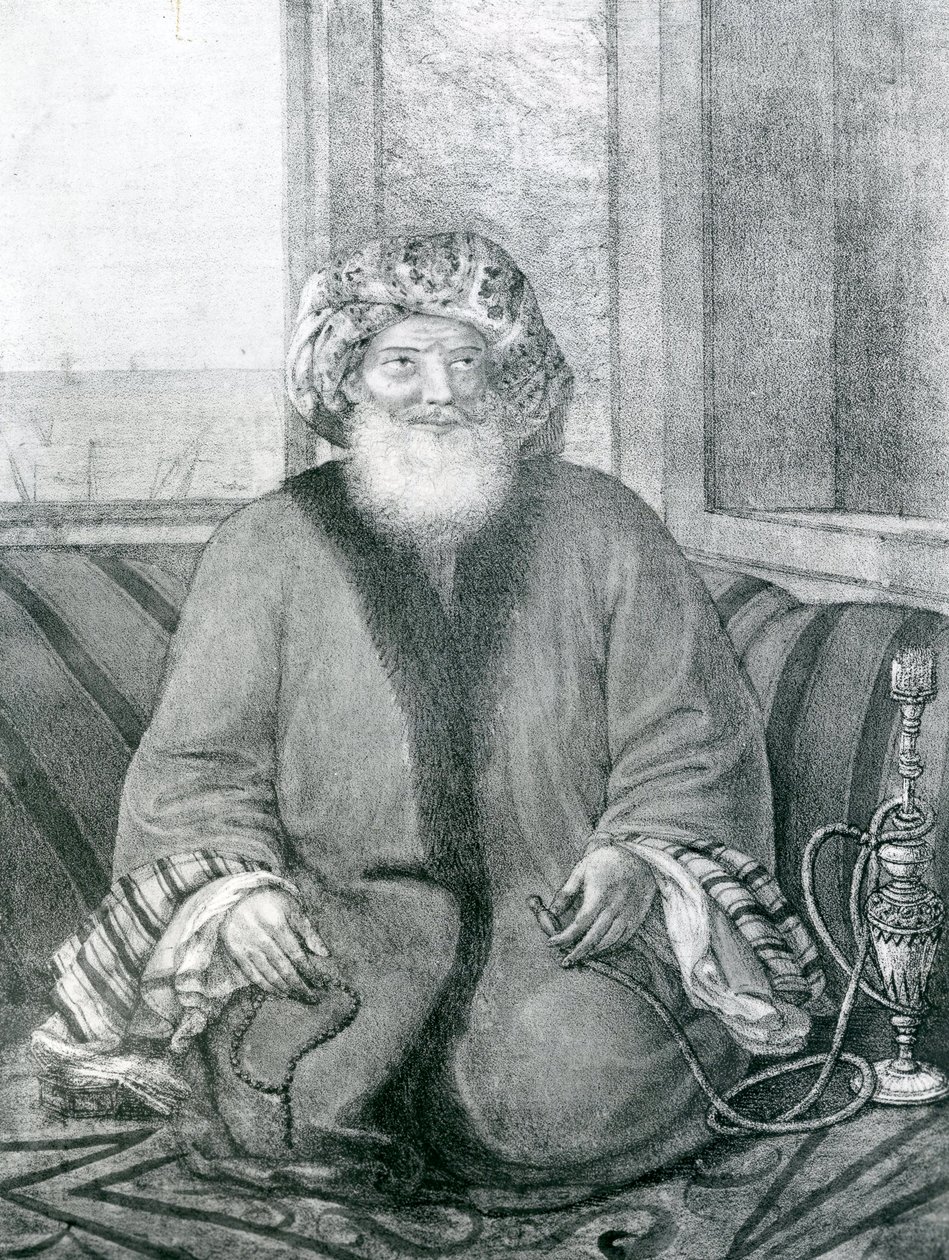 मिस्र के मुहम्मद अली पाशा (1769-1849), 1818 द्वारा कॉम्टे डे फोरबिन