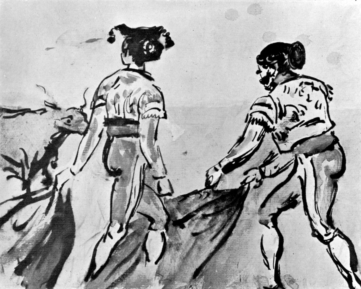 द बुल फाइट, 19 वीं शताब्दी, 1930। द्वारा कॉन्स्टेंटिन दोस्तों
