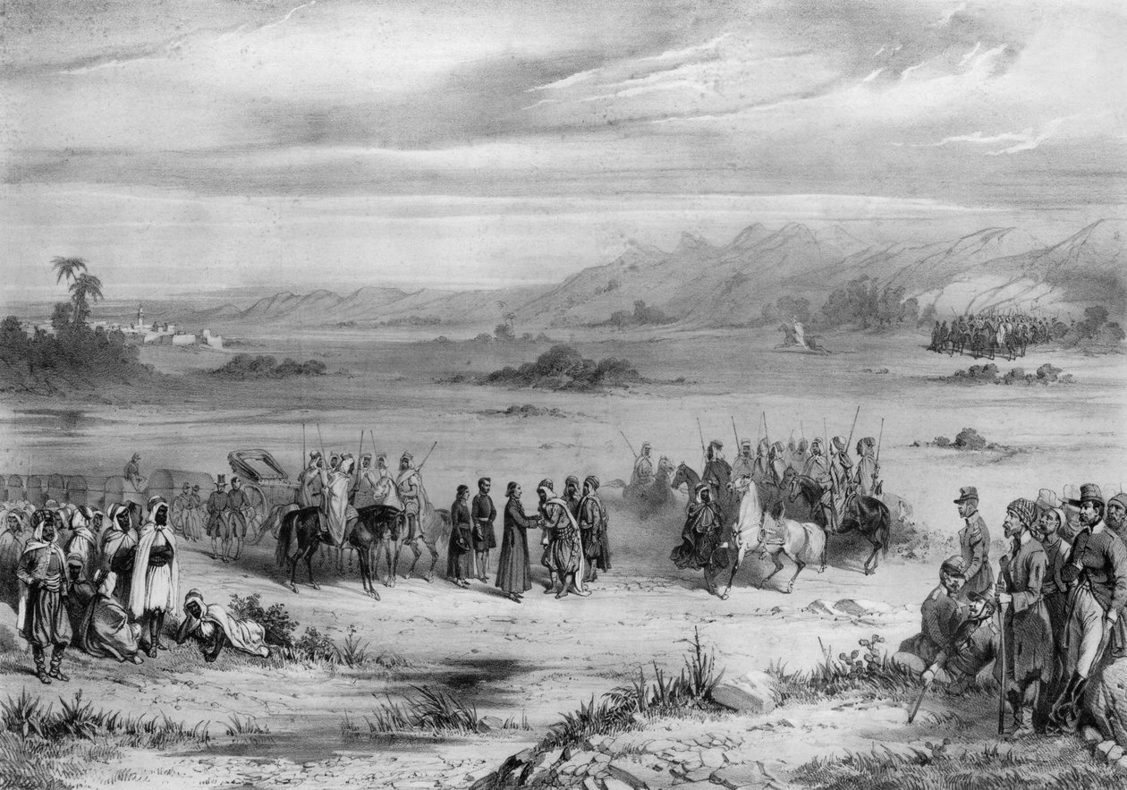 अल्जीयर्स के बिशप द्वारा कैदियों का आदान-प्रदान, 1841 द्वारा Coppin