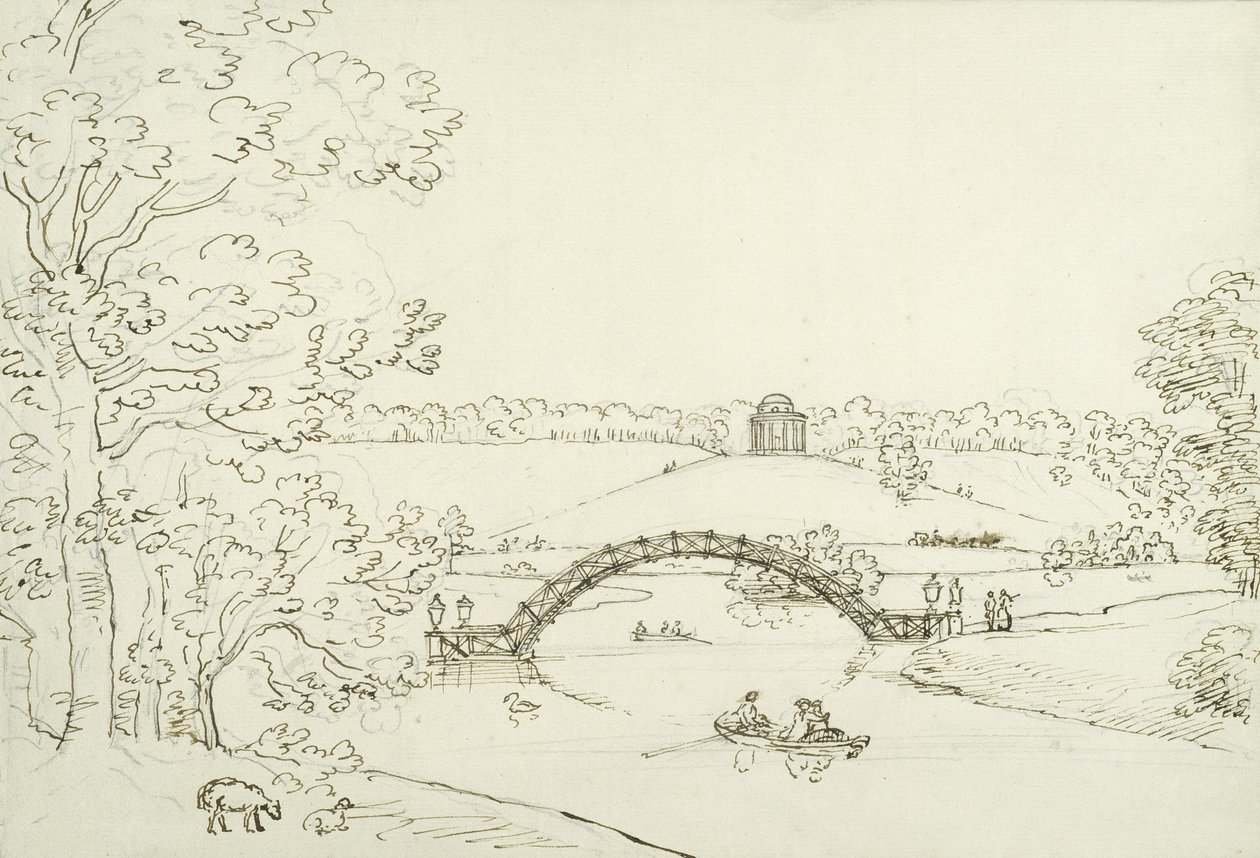 स्ट्रॉहेड, c.1780s (कागज पर कलम और स्याही) द्वारा कॉपस्टोन वॉरियर बामफिल्डे