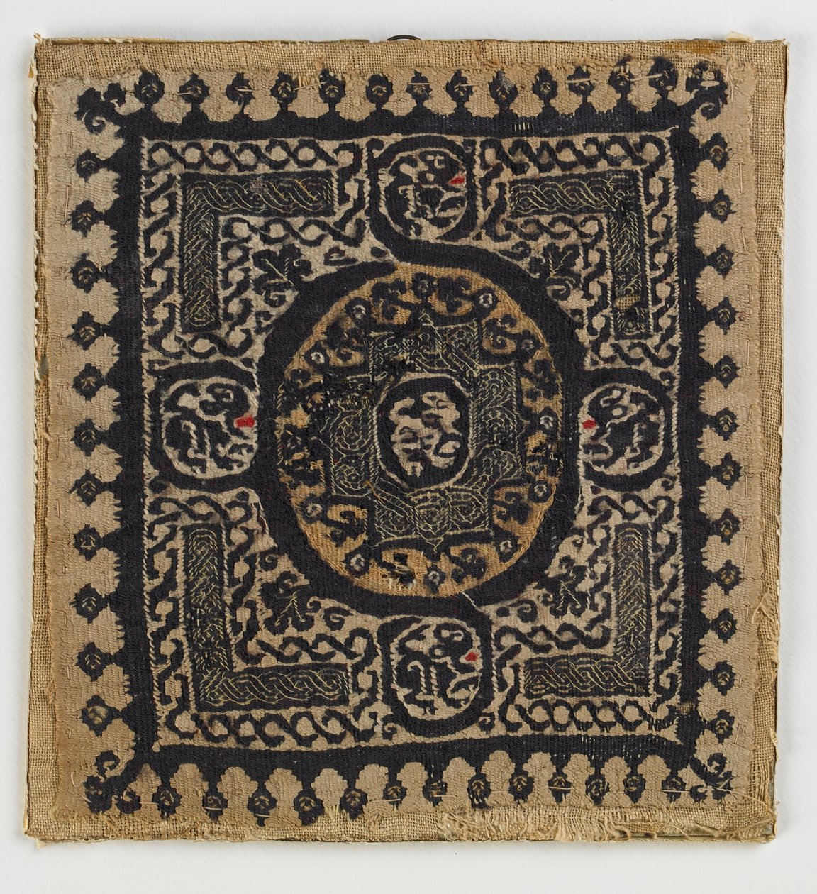 कपड़ा पैनल, मिस्र, c.400 (कपड़ा) द्वारा कॉप्टिक