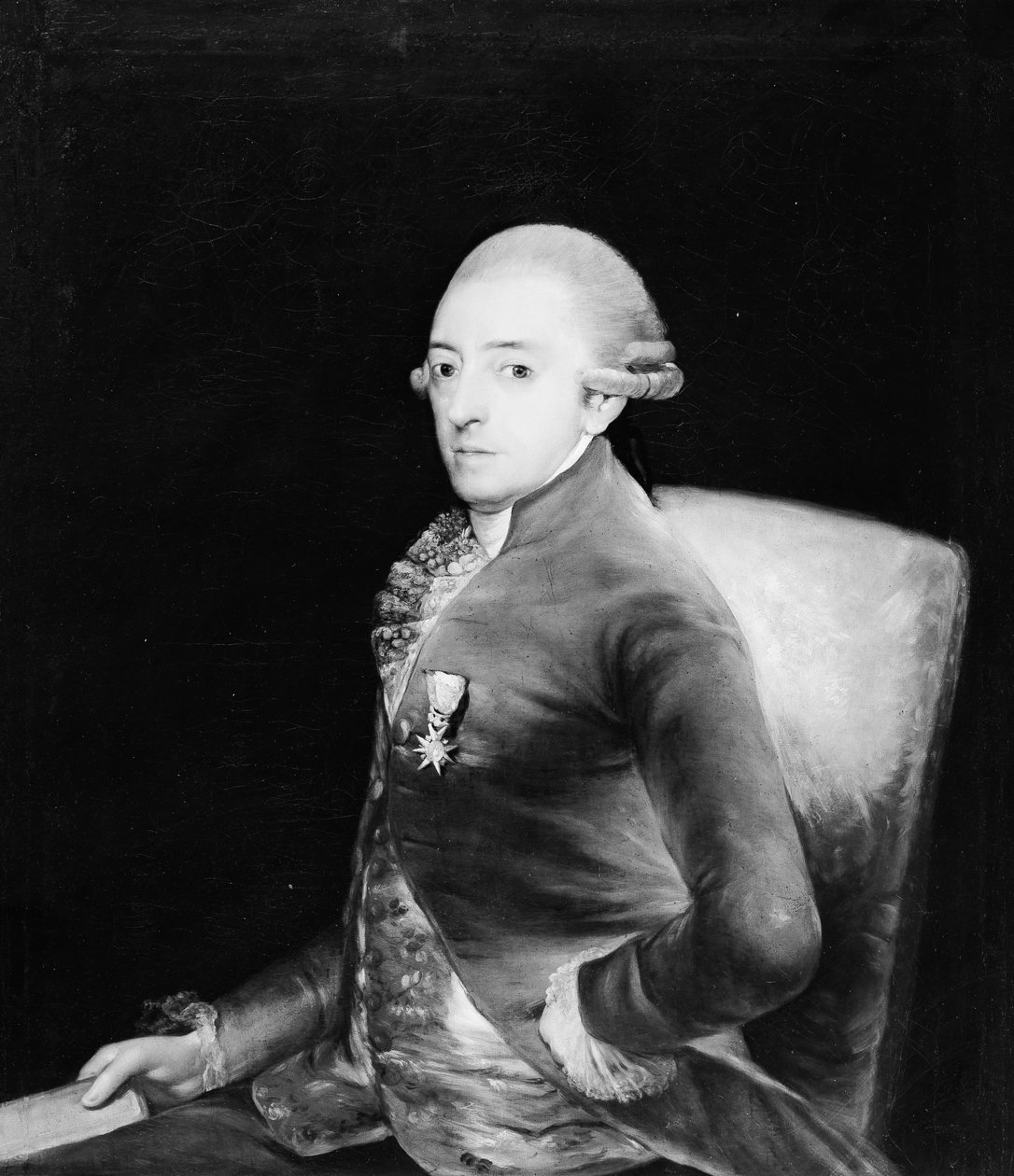डॉन बर्नार्डो डी इरिअर्ट 1735-1814। द्वारा गोया के बाद कॉपी
