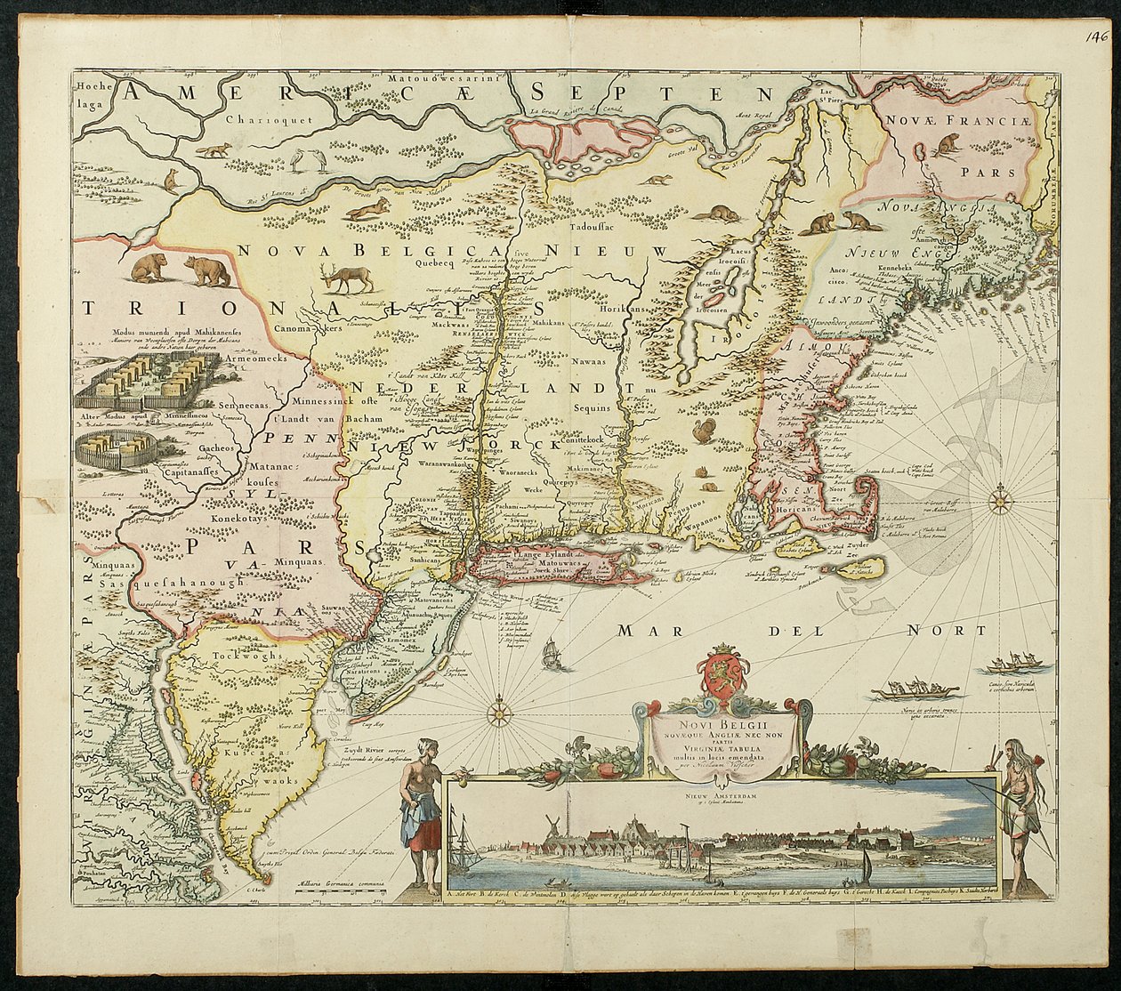 नोवी बेलगारी, 1651 (रंग लिथोग्राफ) द्वारा कॉर्नेलिस विचर